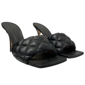 Bottega Veneta Black Quilted Heels